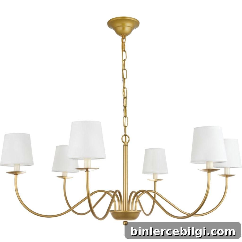candelabra with linen shades