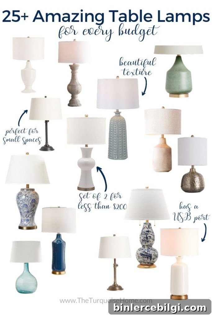 25+ Amazing Table Lamps for Your Home