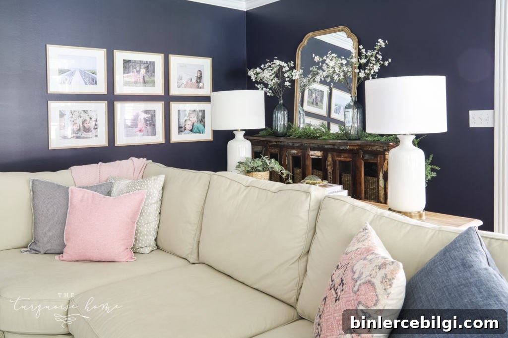 Gallery Wall in the Living Room