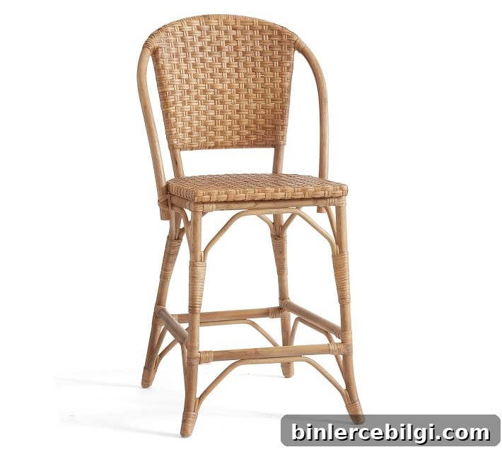 Parisian Woven Counter Stool