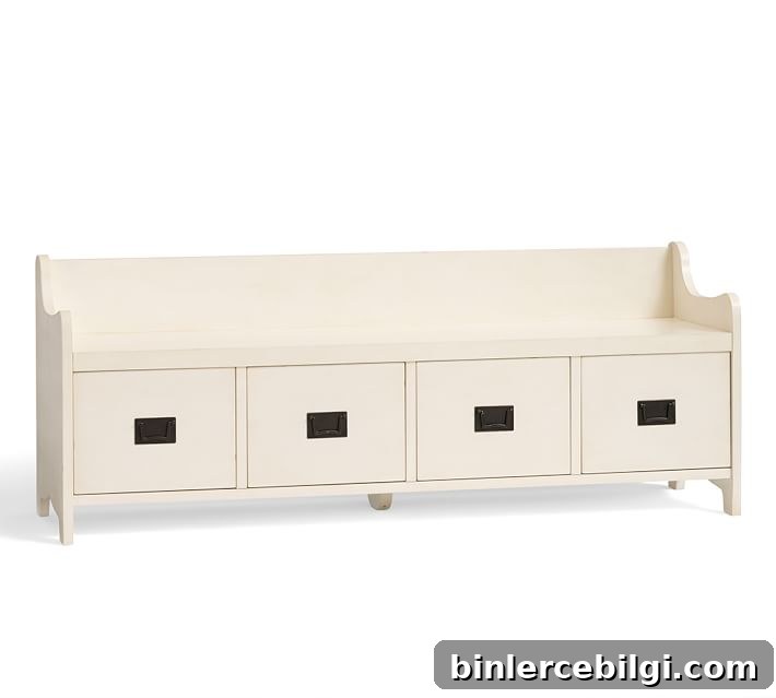 Wade Bench with Drawers