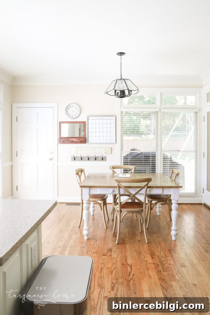 Kitchen with Edgecomb Gray walls