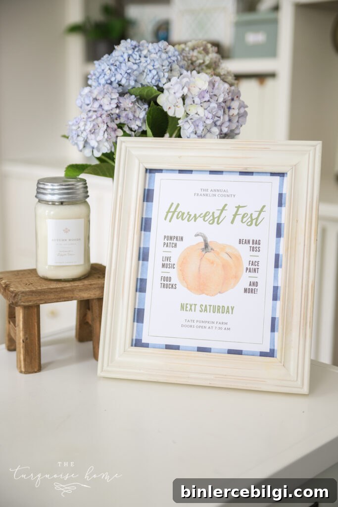 Harvest Fest Free Fall Printable