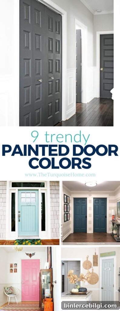 Interior Door Paint Color Ideas to Transform Your Home 14 9 Trendy Interior Door Paint Color Ideas