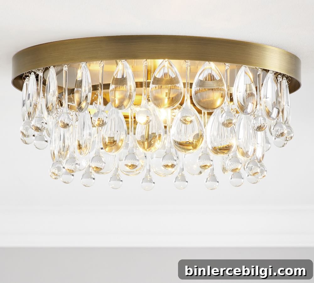 Clarissa Crystal Flush Mount Lighting