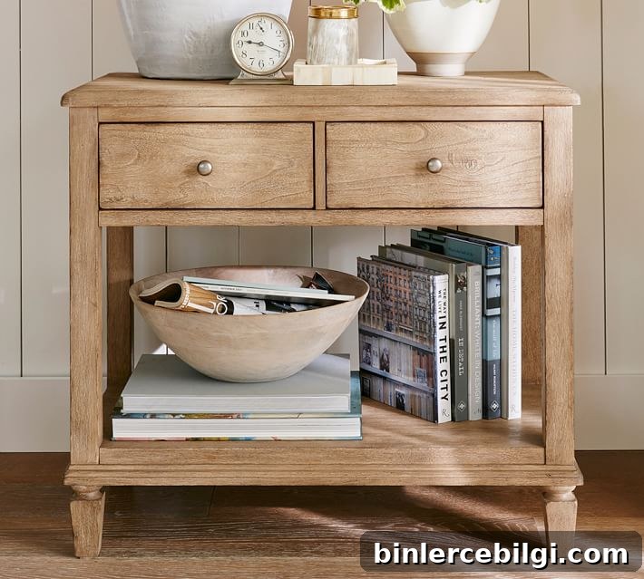 Sausalito Nightstand in Seadrift Finish