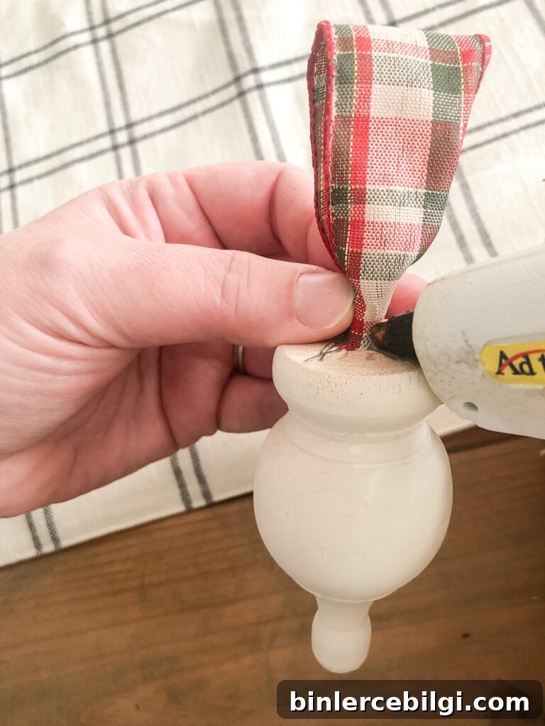 How to Make a Finial Christmas Ornament