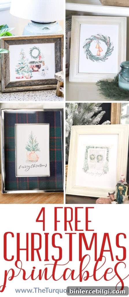 4 Free Christmas Printables