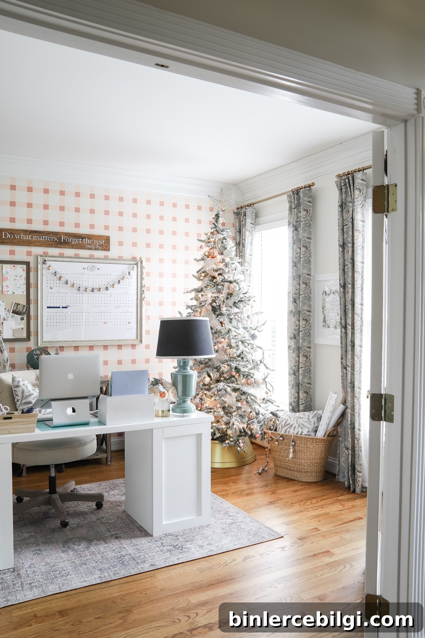 Girly Office Christmas Tree