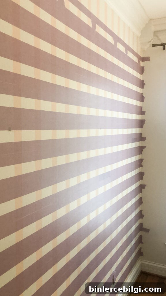 Horizontal Stripes on a Plaid Wall