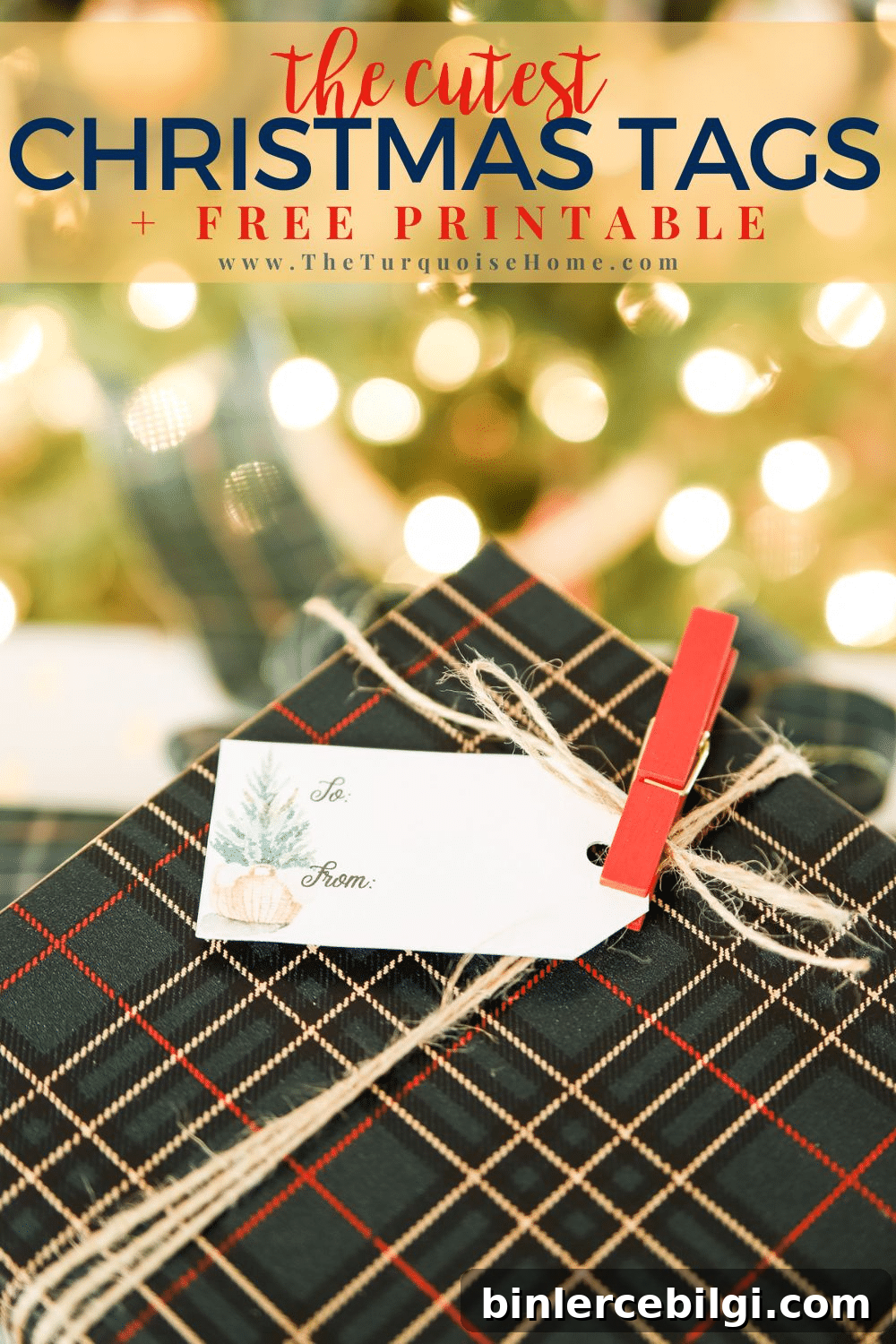 free printable Christmas tags