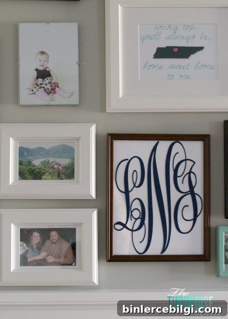How to Create a Simple Vinyl Monogram {A Silhouette Tutorial for Beginners}