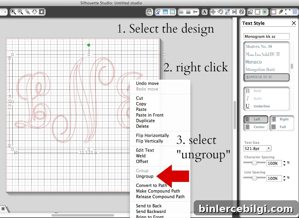 Simple Vinyl Monograms are easy with this Silhouette tutorial for beginners!