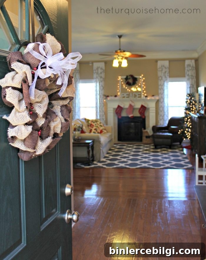 Welcome to my Christmas Home Tour! Check out my rustic DIY and budget friendly Christmas Decorations and get tips on Decorating with a budget in mind. 