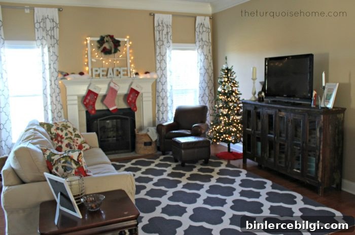 Welcome to my Christmas Home Tour! Check out my rustic DIY and budget friendly Christmas Decorations and get tips on Decorating with a budget in mind. 