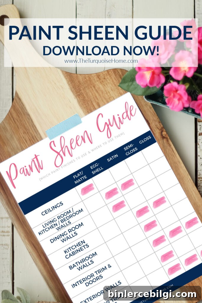 Paint Sheen Guide - free download