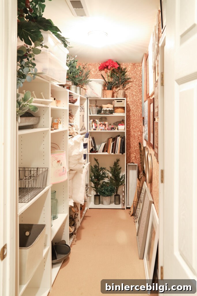 Organized Storage Closet