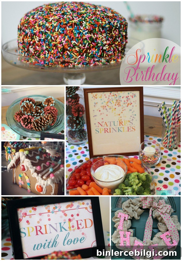 Sprinkle Birthday Party {the details} #sprinkle #birthday