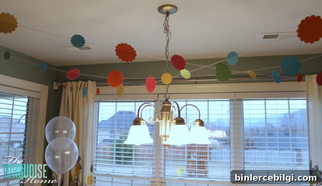 Confetti garland #sprinkles #birthday