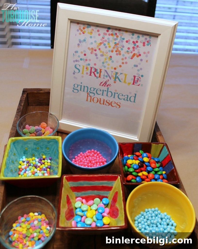 Sprinkle Gingerbread Houses #sprinkle #birthday