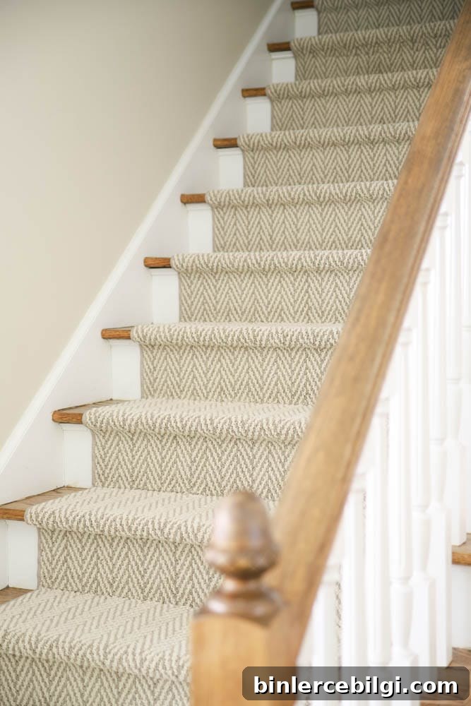 How to Install a New Stair Runner: Step-by-Step 6 Stairs with Neutral Runner