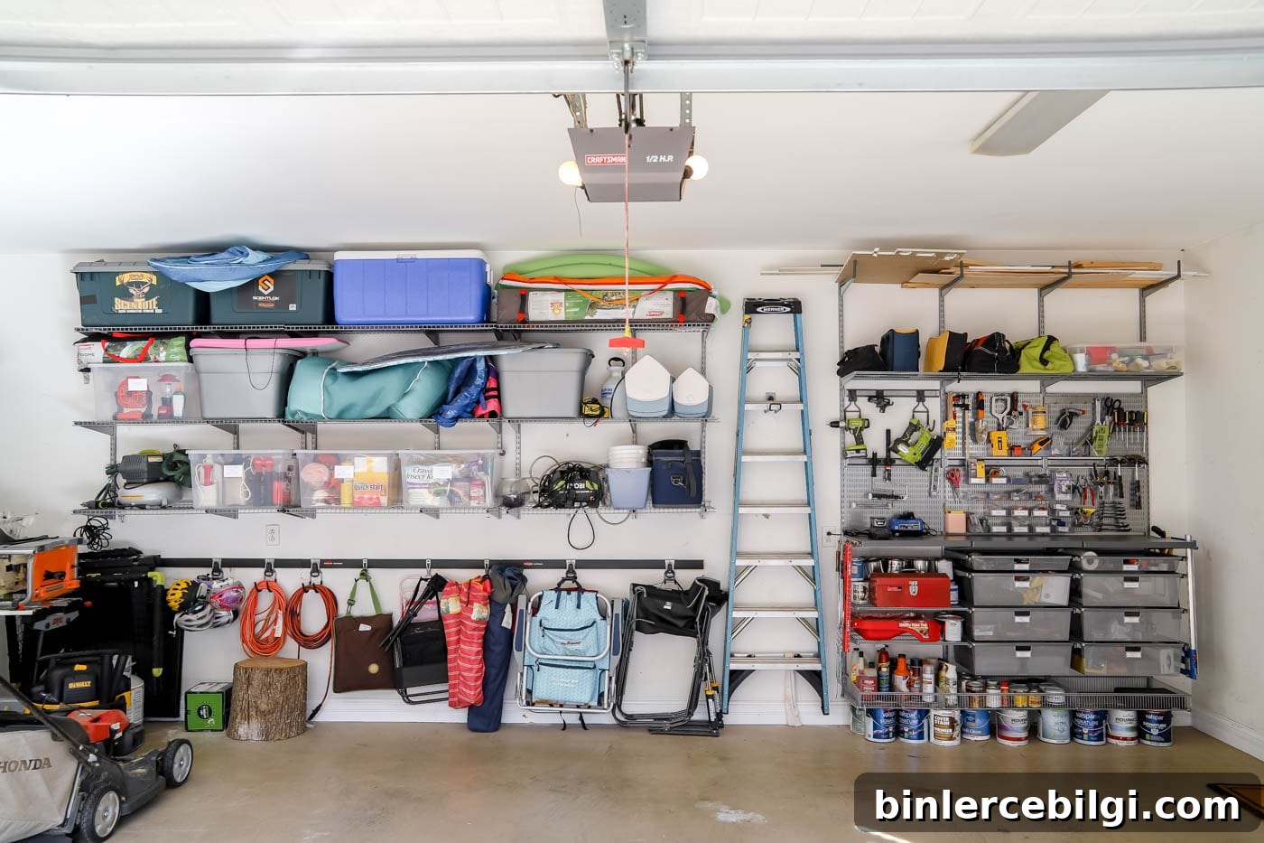 Utilize Vertical Space with Shelving