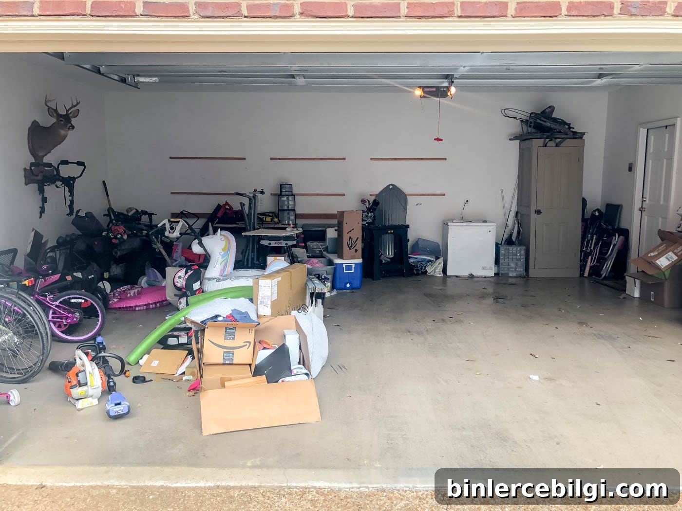 Garage Before Organization Makeover