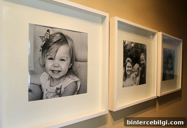 Three Ribba frames on a table