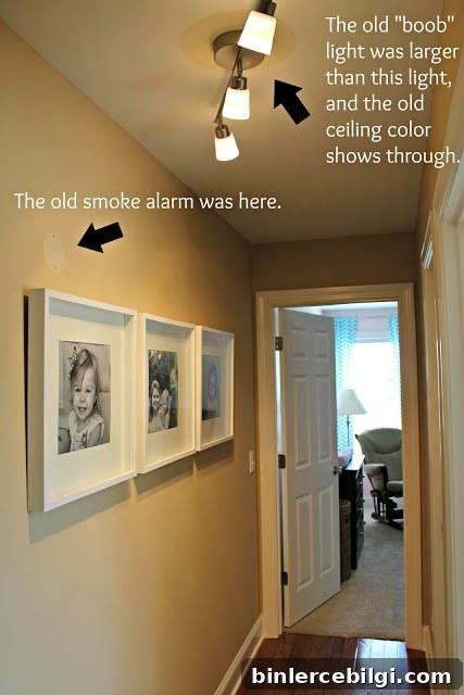 Revealed paint colors on wall