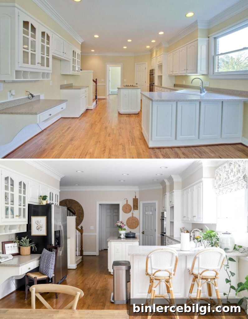 Kitchen Refresh Before and After
