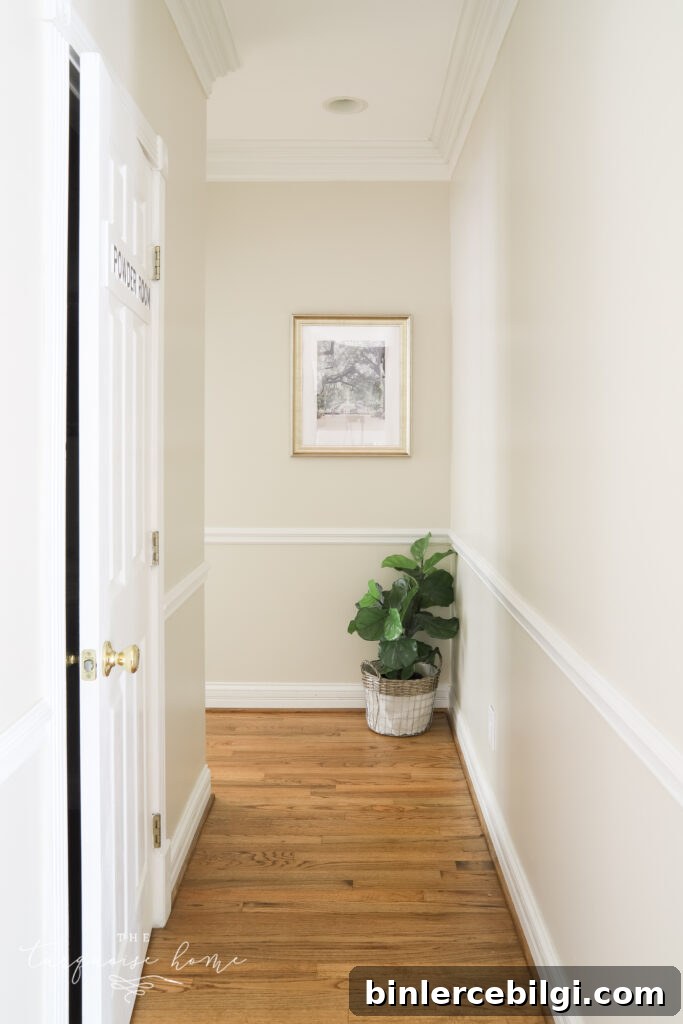 Wall Trim and Molding Ideas: Stylish Designs and Installation Tips 10 Chair rail in hallway | wall molding ideas