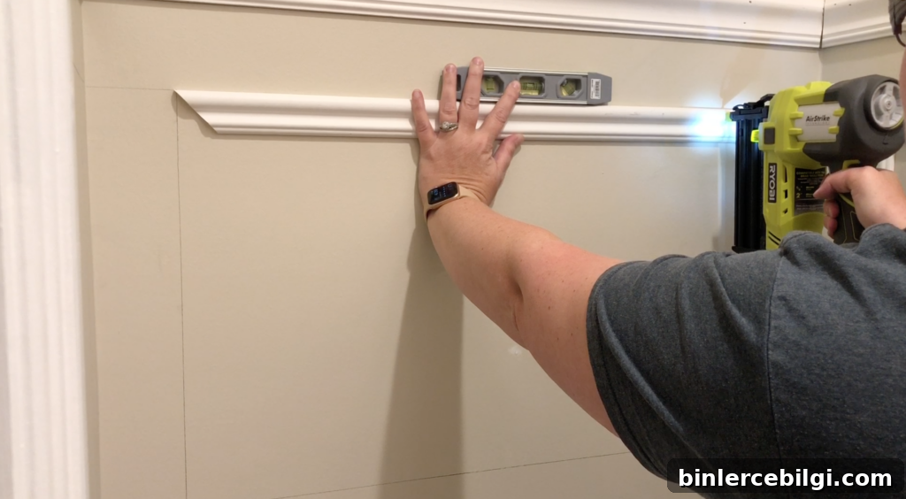 How to Install Trim on the Wall