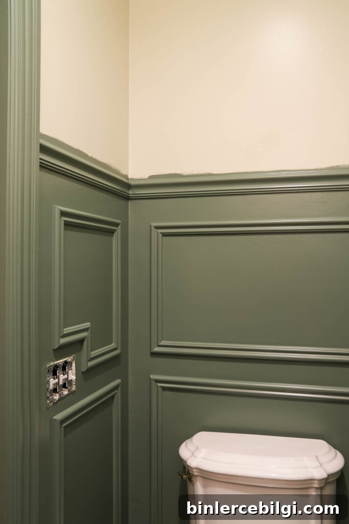 Wall Trim around a Light Switch