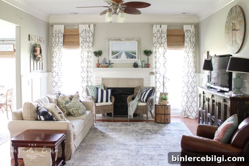 moroccan window treatment options shown in a living room