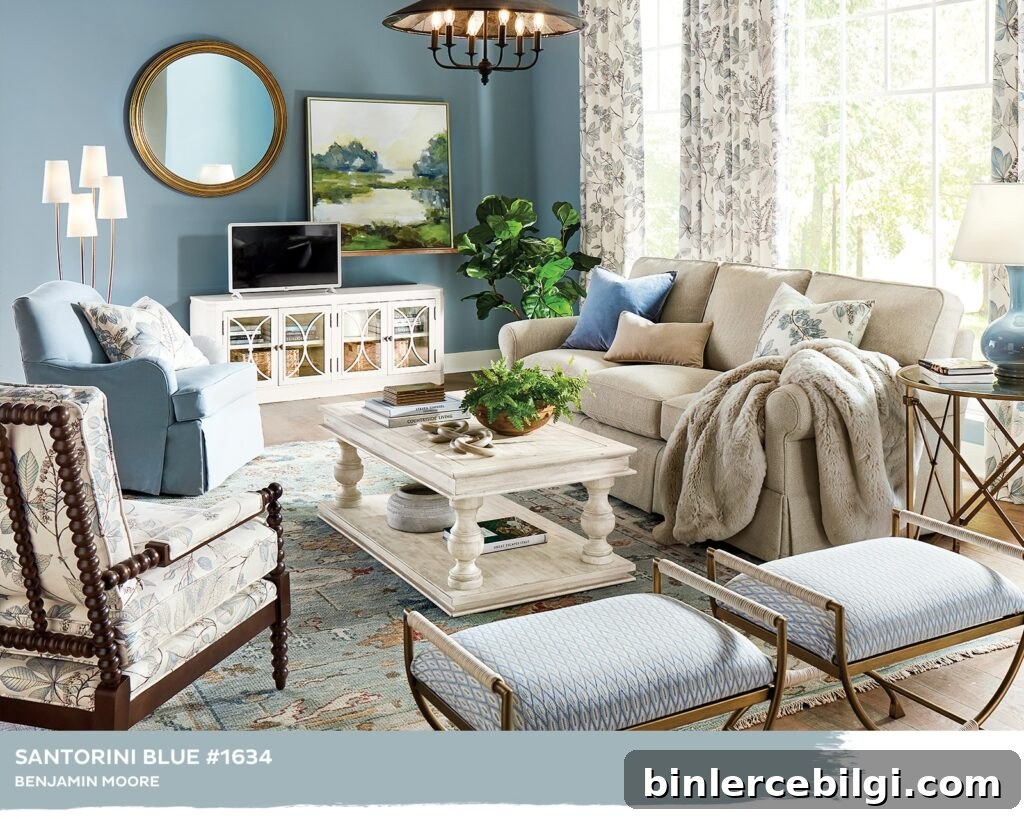 Santorini Blue by Benjamin Moore