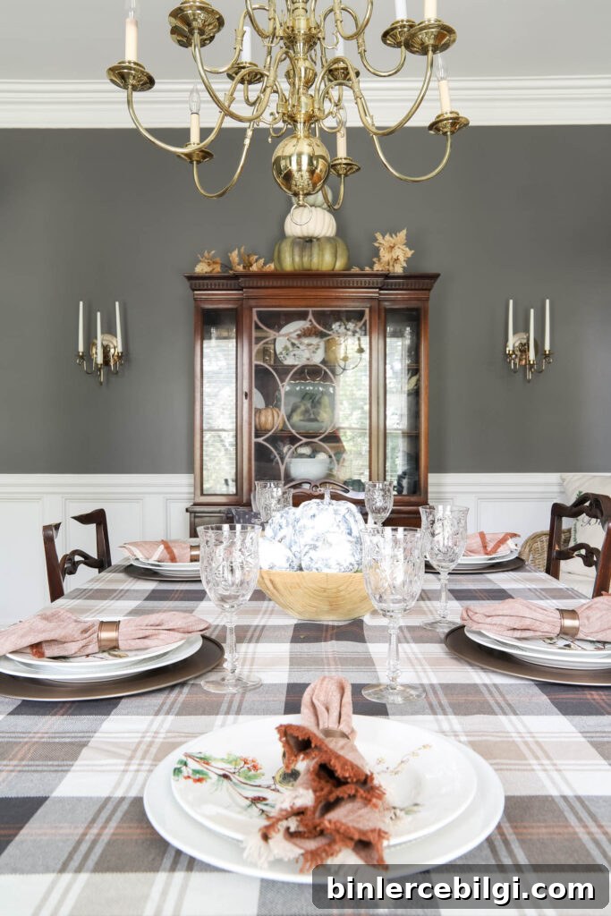 Fall Dining Room Table 