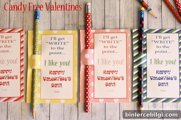 "Write" to the Point - Candy Free Valentine\