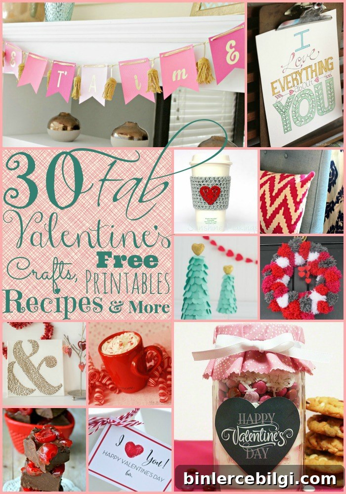 30 Fabulous Crafts, Recipes, Free Printables and More