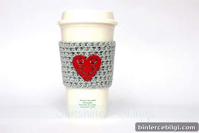 Valentine's Day Coffee Cup Sleeve