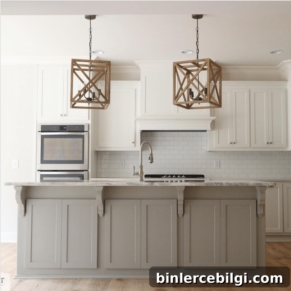 Mindful Gray Kitchen Island