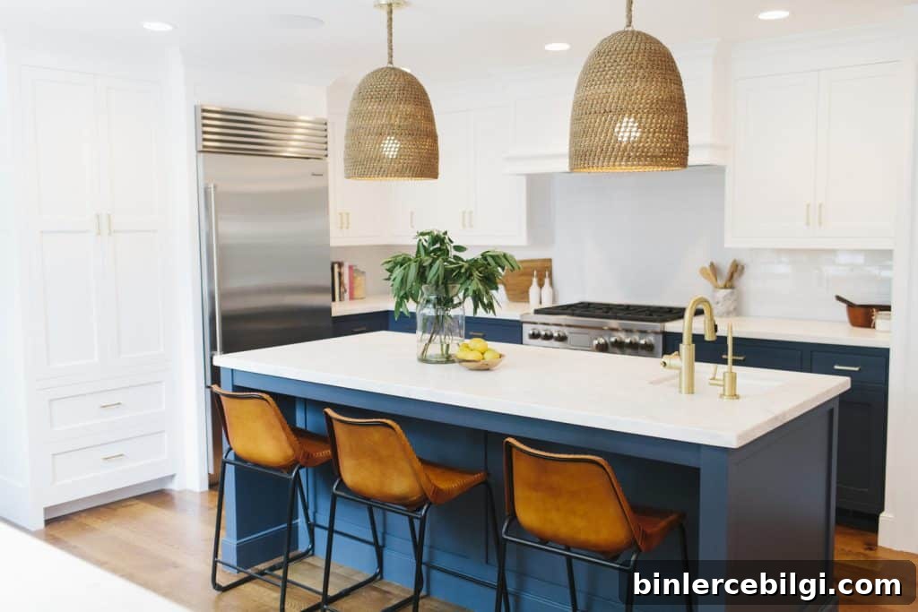 hale navy kitchen island 