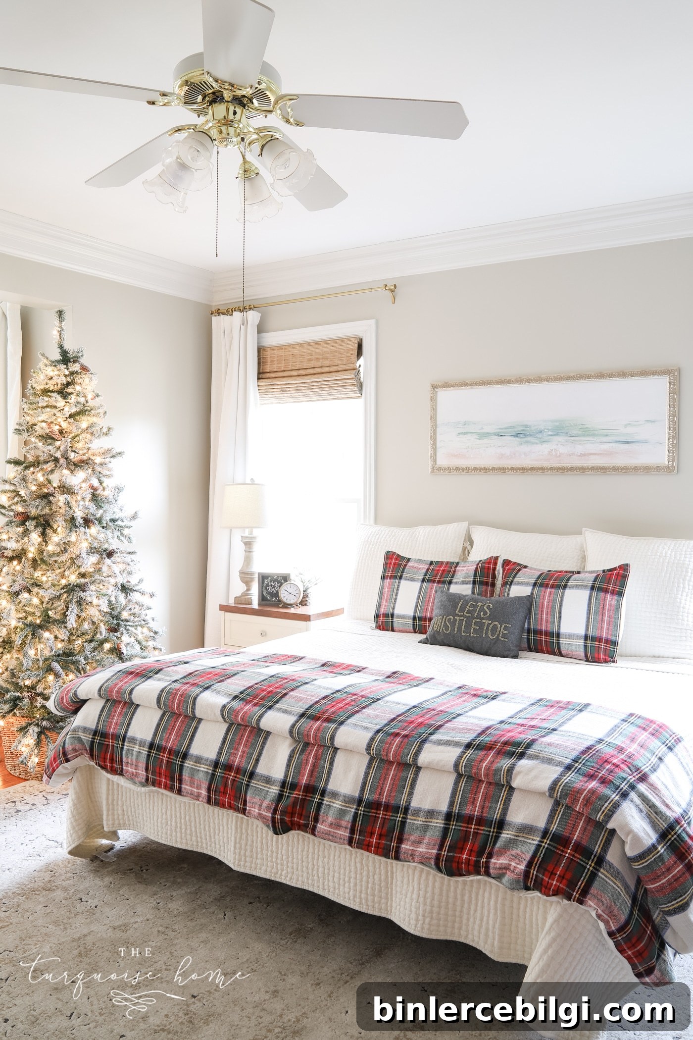 Stewart Plaid Christmas Bedding 