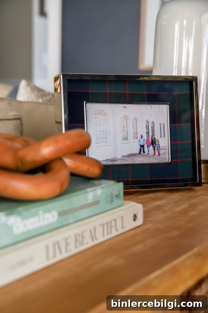 Plaid Picture Frame