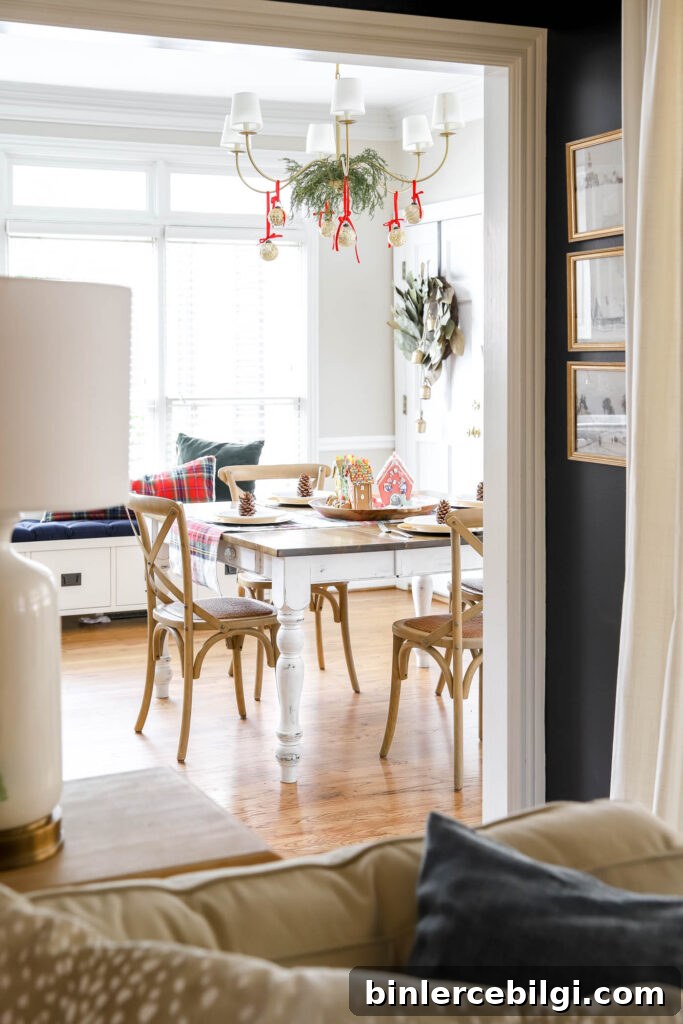 Holiday Eat-in Kitchen Decor