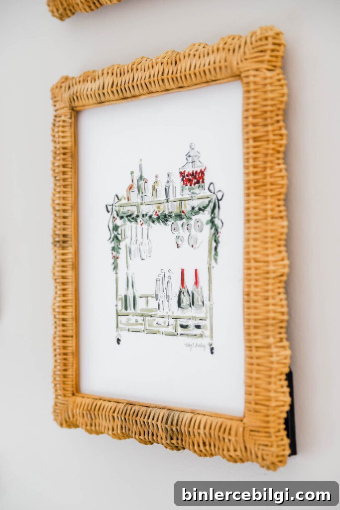 Kitchen Bar Cart Art