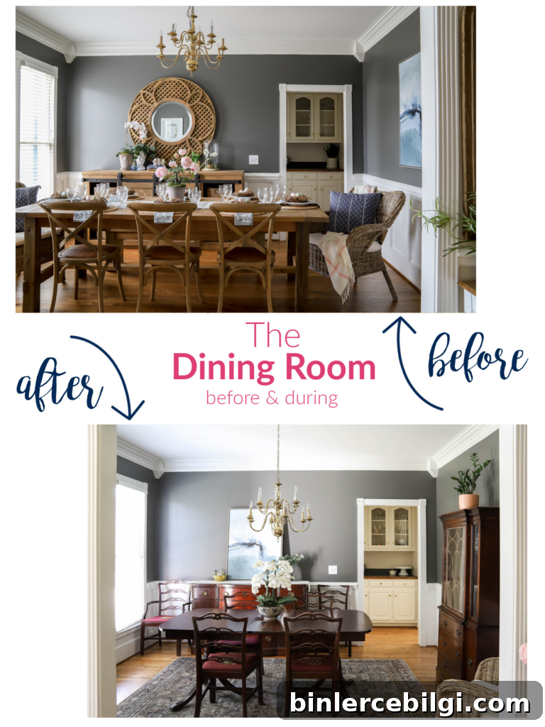 Dining Room Furniture - before and after