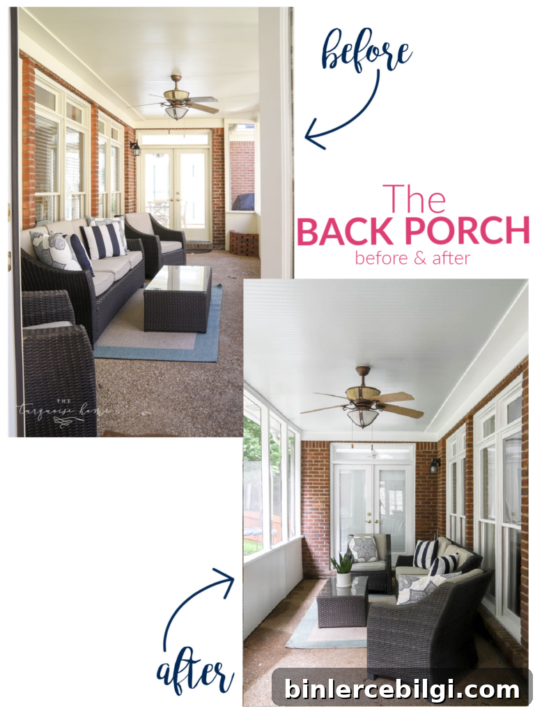 Haint Blue Porch Ceiling with Sea Salt by Sherwin Williams