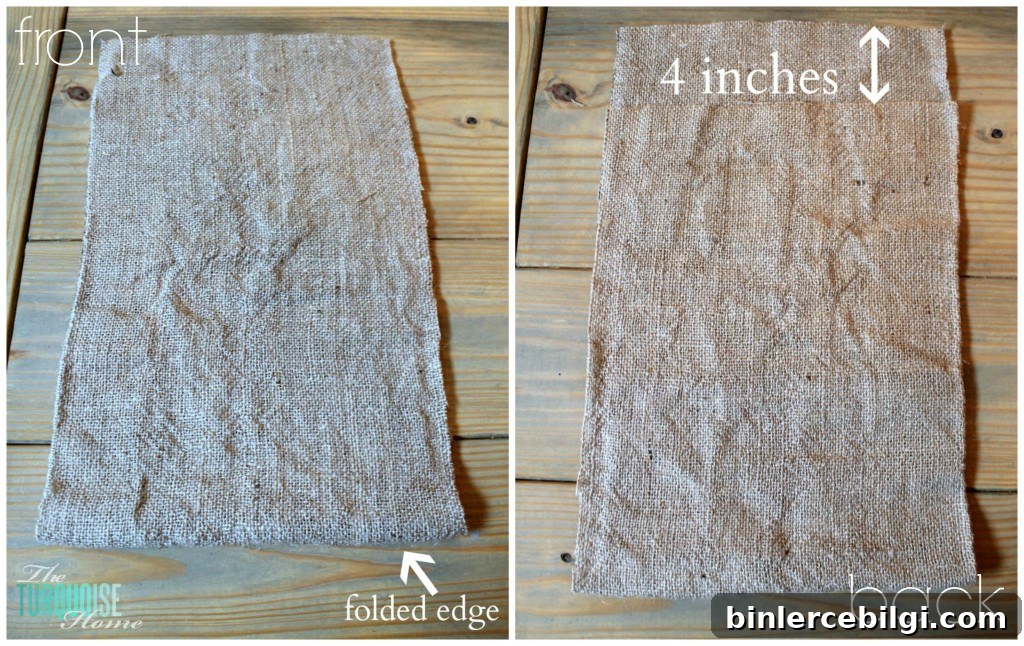 No-Sew Burlap Monogrammed Garden Flag {full tutorial}