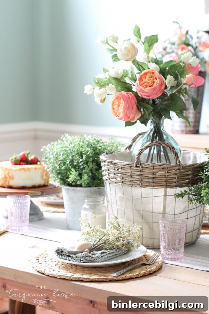 Spring Tablescape 