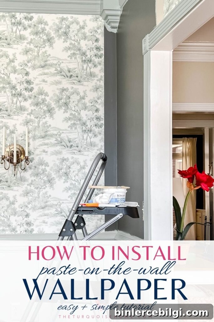 How to Install Wallpaper (paste-on-the-wall)